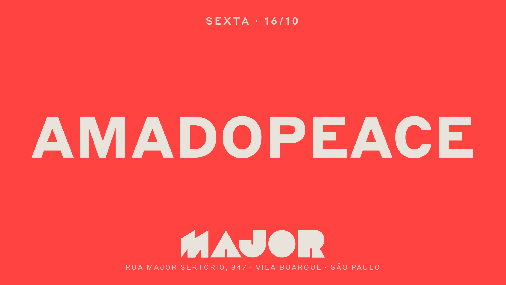 Major recebe Amadopeace
