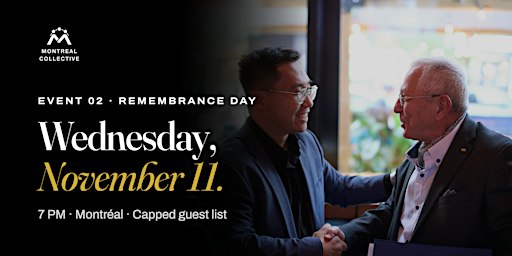 Montreal Collective · Event 02 · Remembrance Day