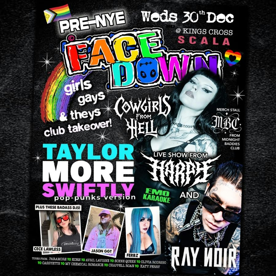 Face Down x Girls Gays and They’s - Metal, Pop Punk Emo Night