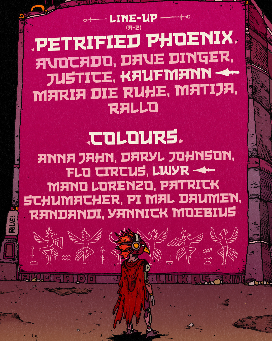 COLOURS with Kaufmann - Petrified Phoenix Showcase - Day & Night