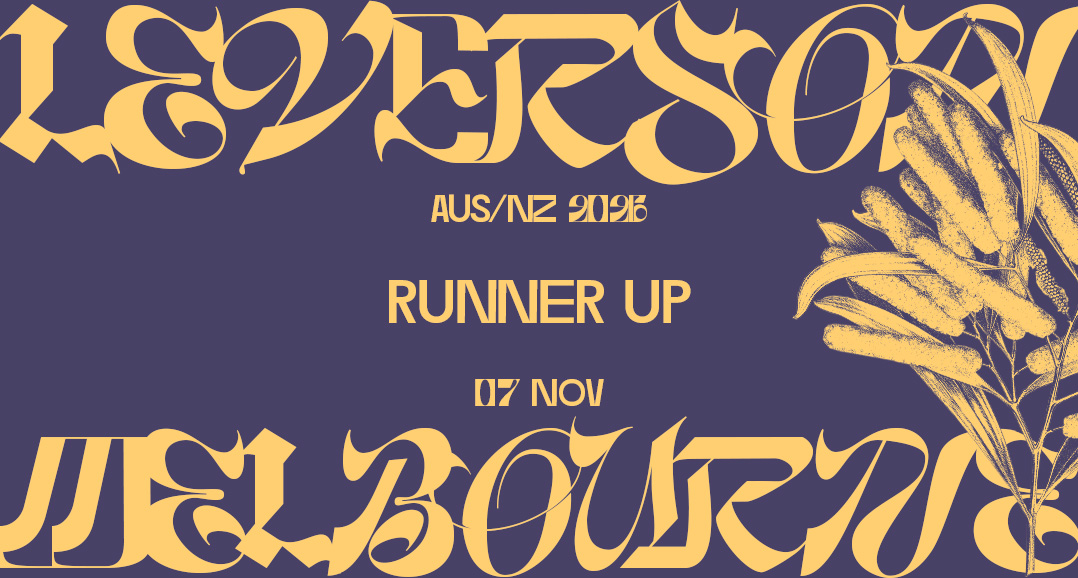 leverson x RUNNER UP (aus/nz tour 2026)