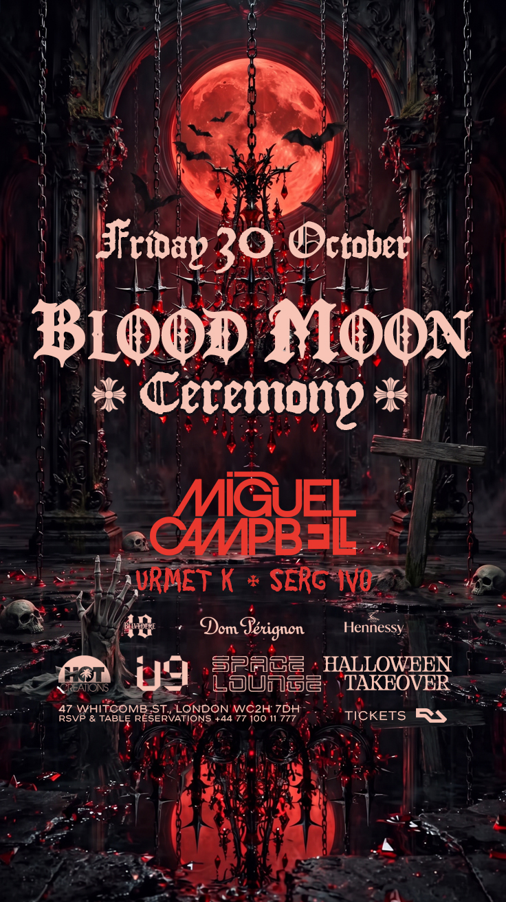 BLOOD MOON CEREMONY with MIGUEL CAMPBELL, URMET K, SERG IVO