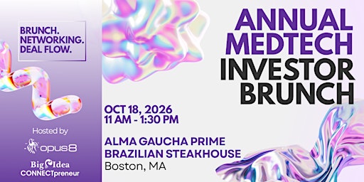Annual Medtech Investor Brunch 2026