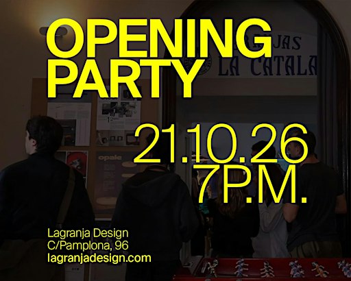 OPENING PARTY - Open Design Editions 2026