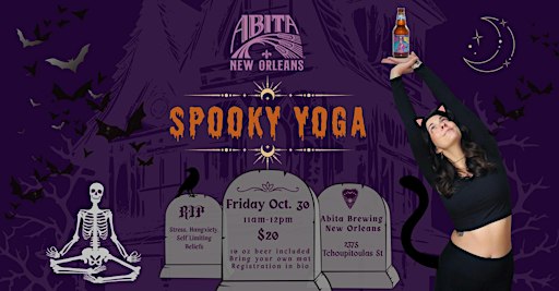 Spooky Yoga at Abita Brewing NOLA