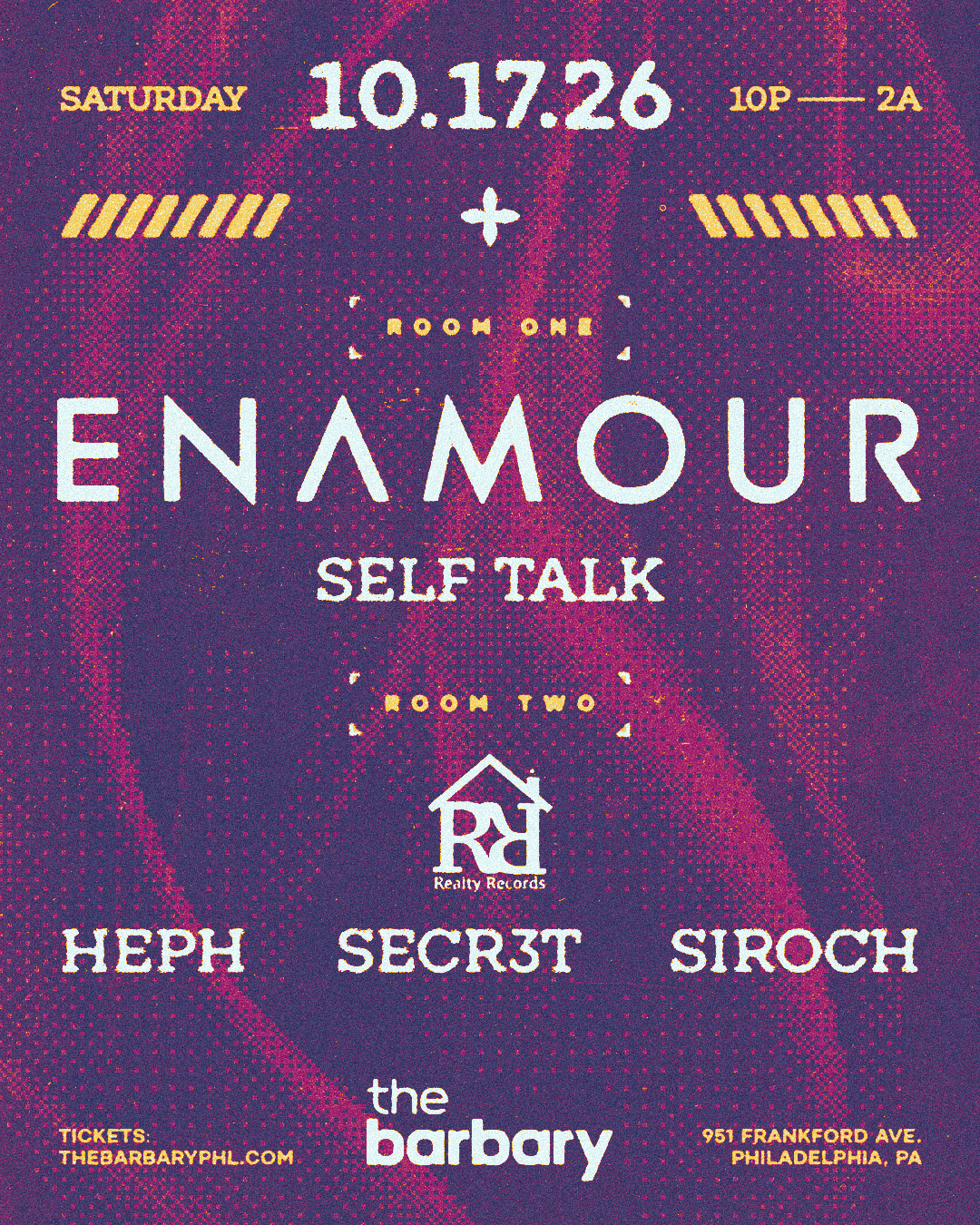 The Barbary pres. Enamour + Realty Records
