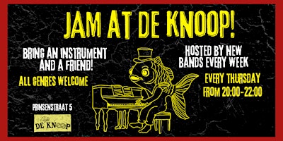FREE Live Music Jam at De Knoop!