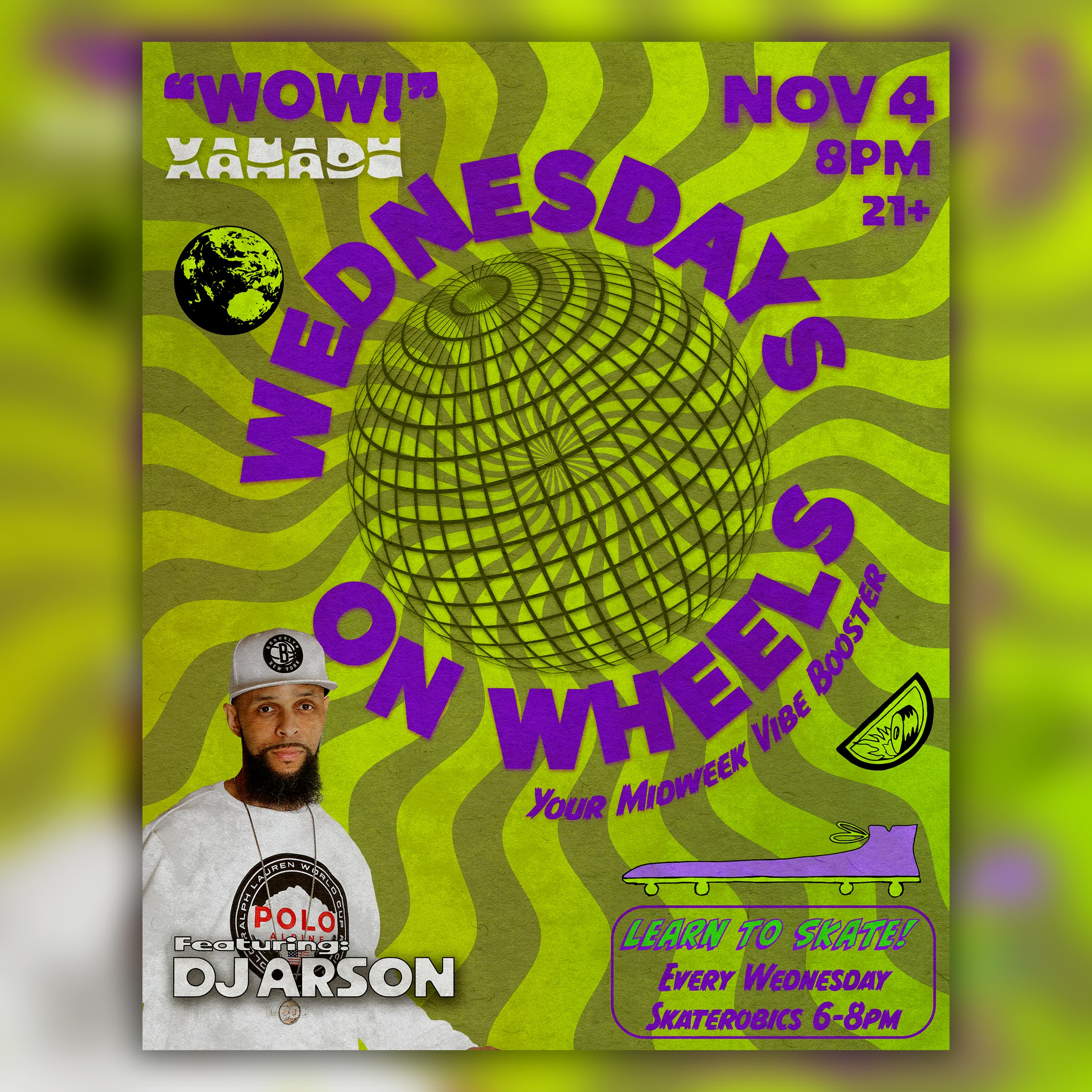 Wednesday on Wheels ft. DJ Arson (skate)