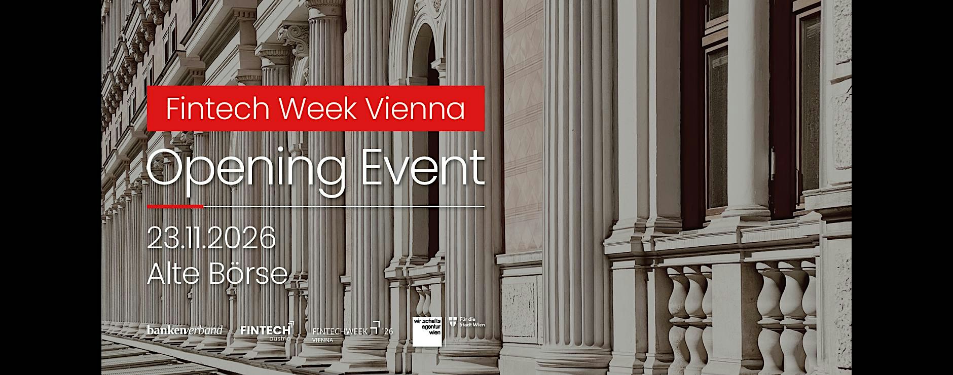 FintechWeek Vienna Opening Event 2026