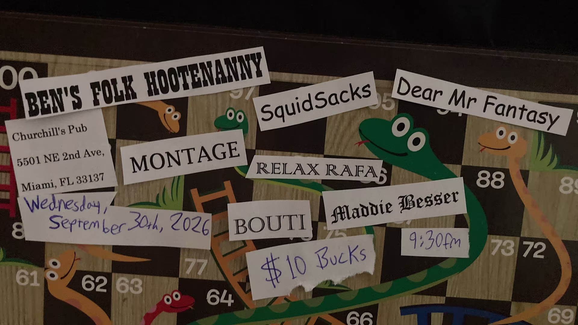 Ben's Folk Hootenanny