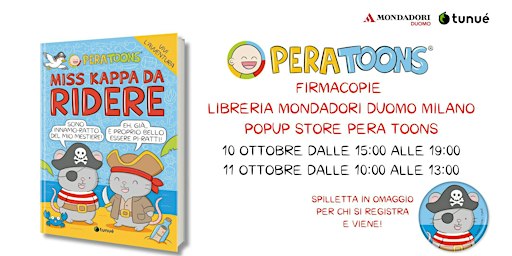 Miss Kappa da ridere - Firmacopie con PERA TOONS - MILANO
