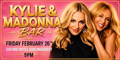 KYLIE vs MADONNA Bar Sydney