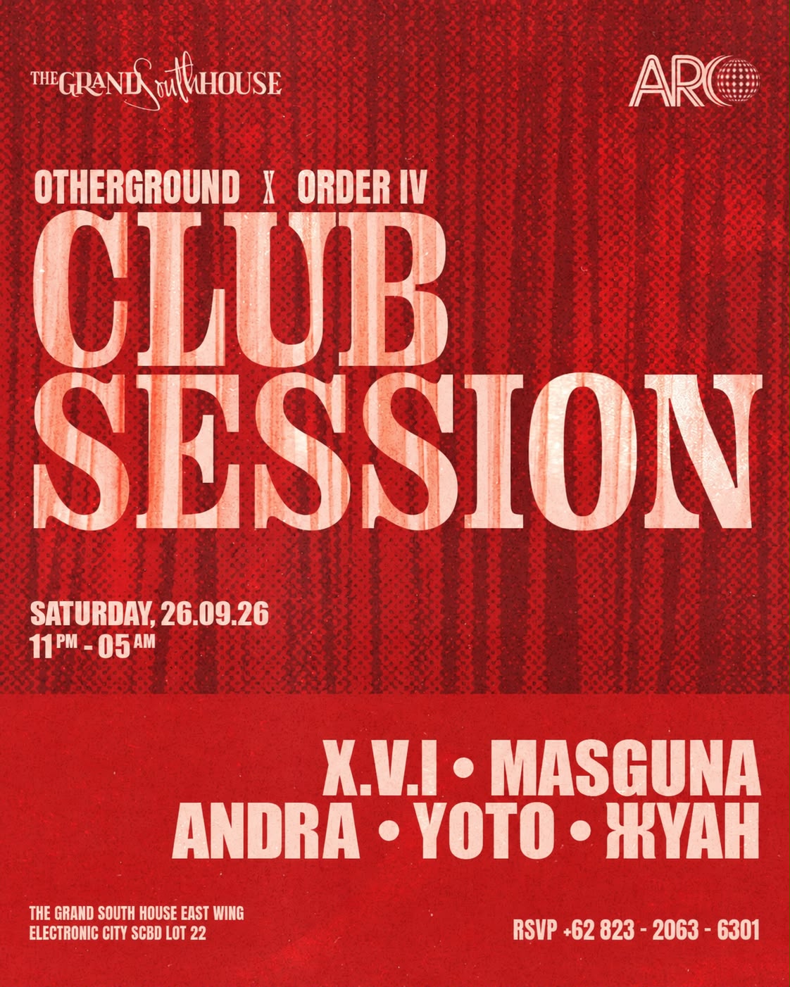 OTHERGROUND x ORDER IV : CLUB SESSION