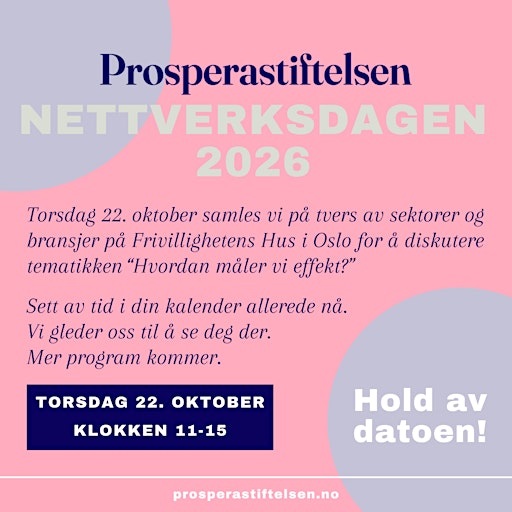 Nettverksdagen 2026: Måler vi det som betyr noe?