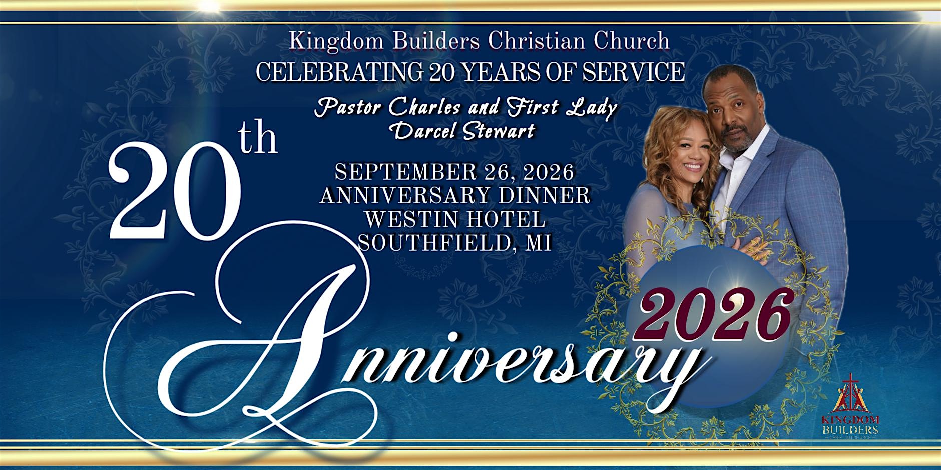 Kingdom Builders Christian Church 20th Anniversary Dinner