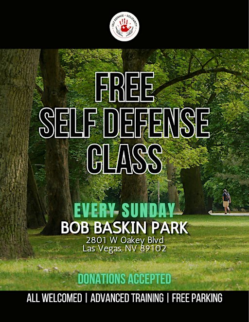 Sunday Self Defense Class @ Bob Baskin Park