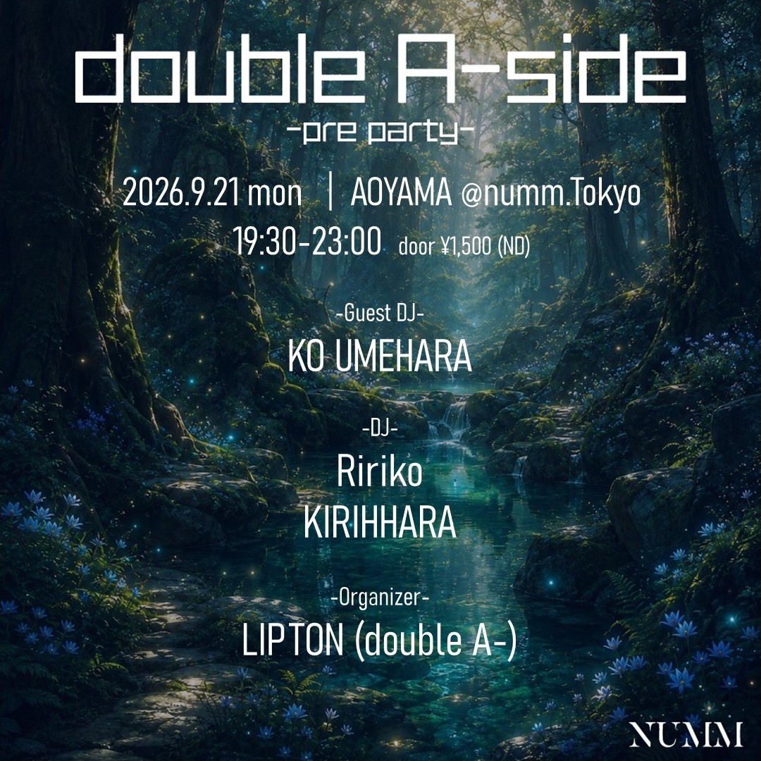 double A-side -pre party-