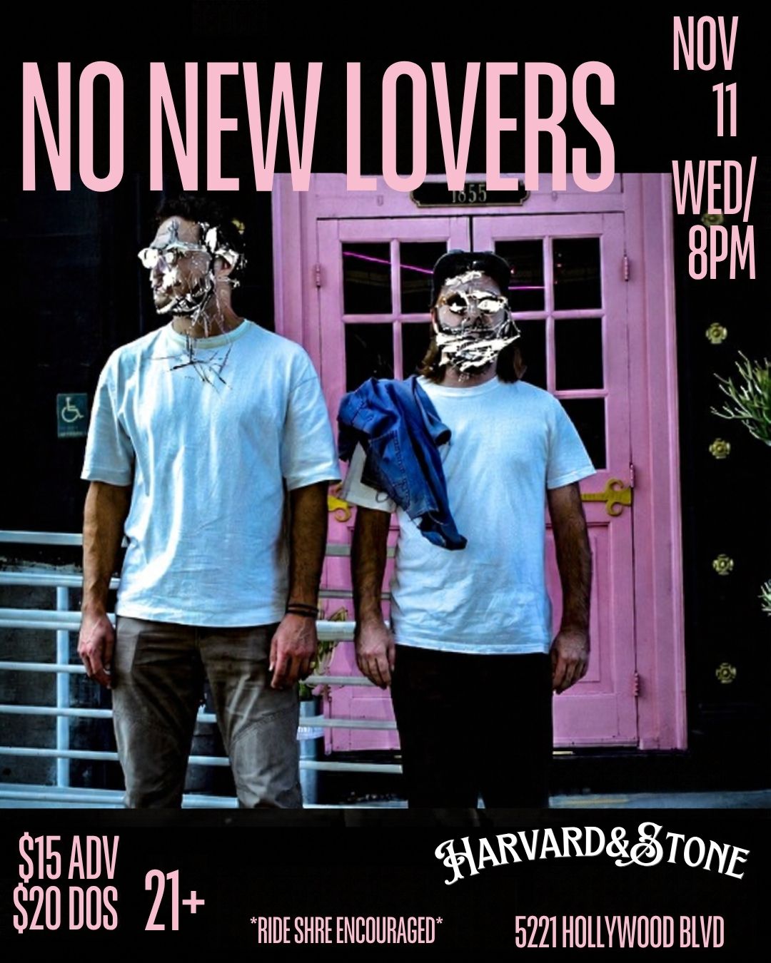NO NEW LOVERS release show and tour kick off party.