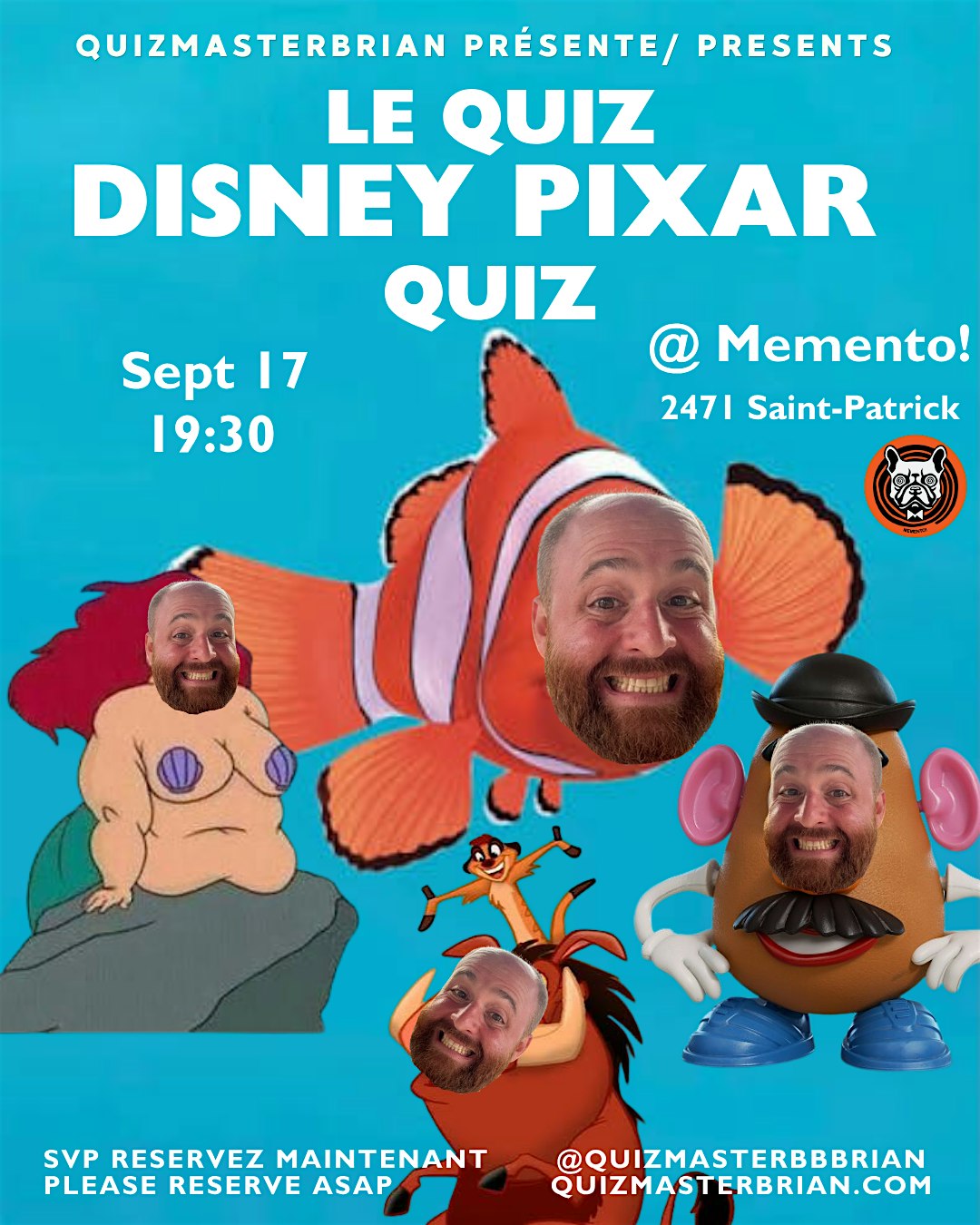 Disney & Pixar Trivia with Quiz Master Brian