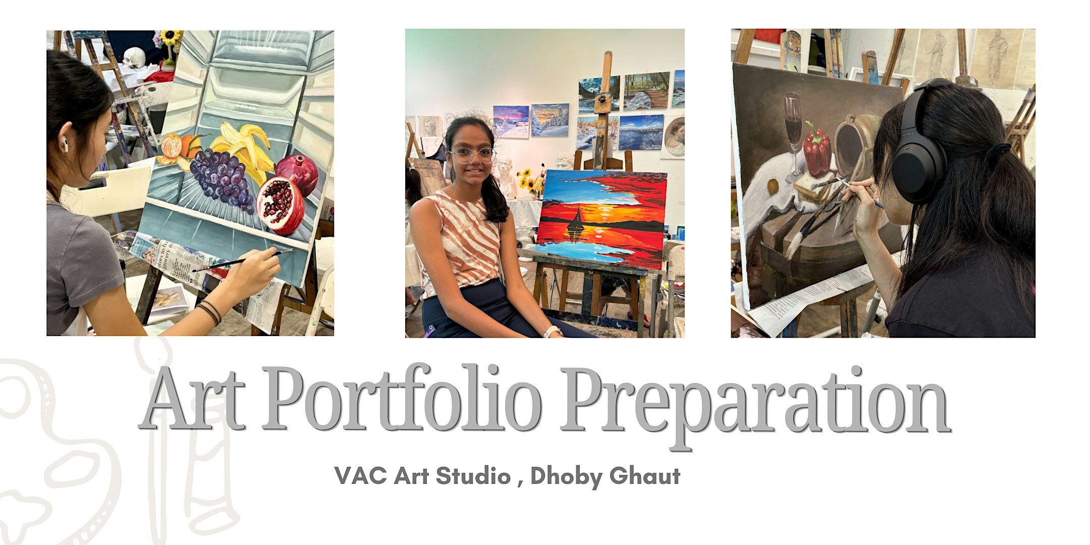 Portfolio Preparation Art Course - Dhoby Ghaut VAC