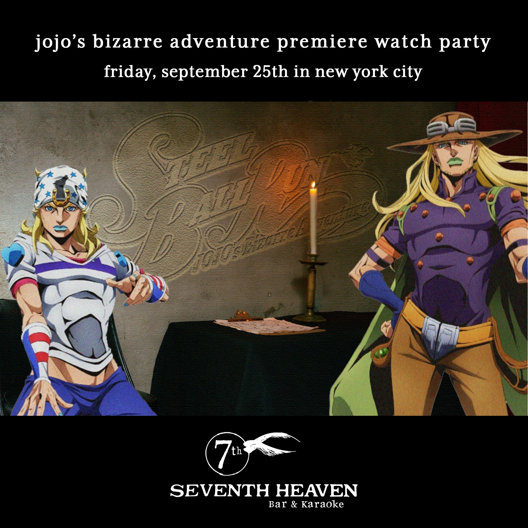 Jojo's Bizarre Adventure: Steel Ball Run Premiere