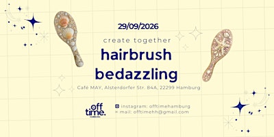 DIY Event Hamburg | Hairbrush Bedazzling | create together by offtime
