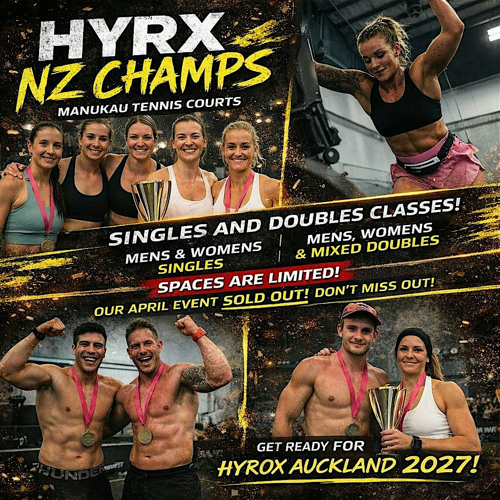 HYRX NZ CHAMPS | Singles & Doubles