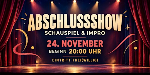 Abschlußshow des Schauspiel/Improkurses