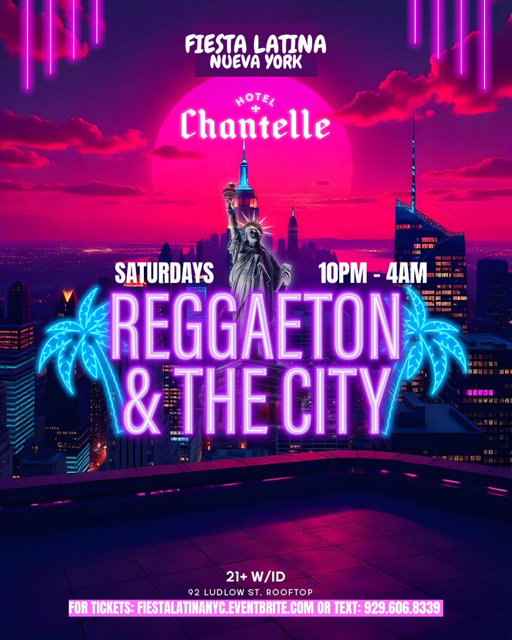 Reggaeton & The City: The Concord NYC | Saturday Nights (Fiesta Latina NYC)