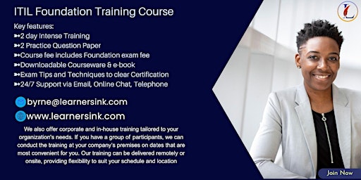 Upcoming ITIL 5 Foundation Course in  North Las Vegas, NV – Limited Slots
