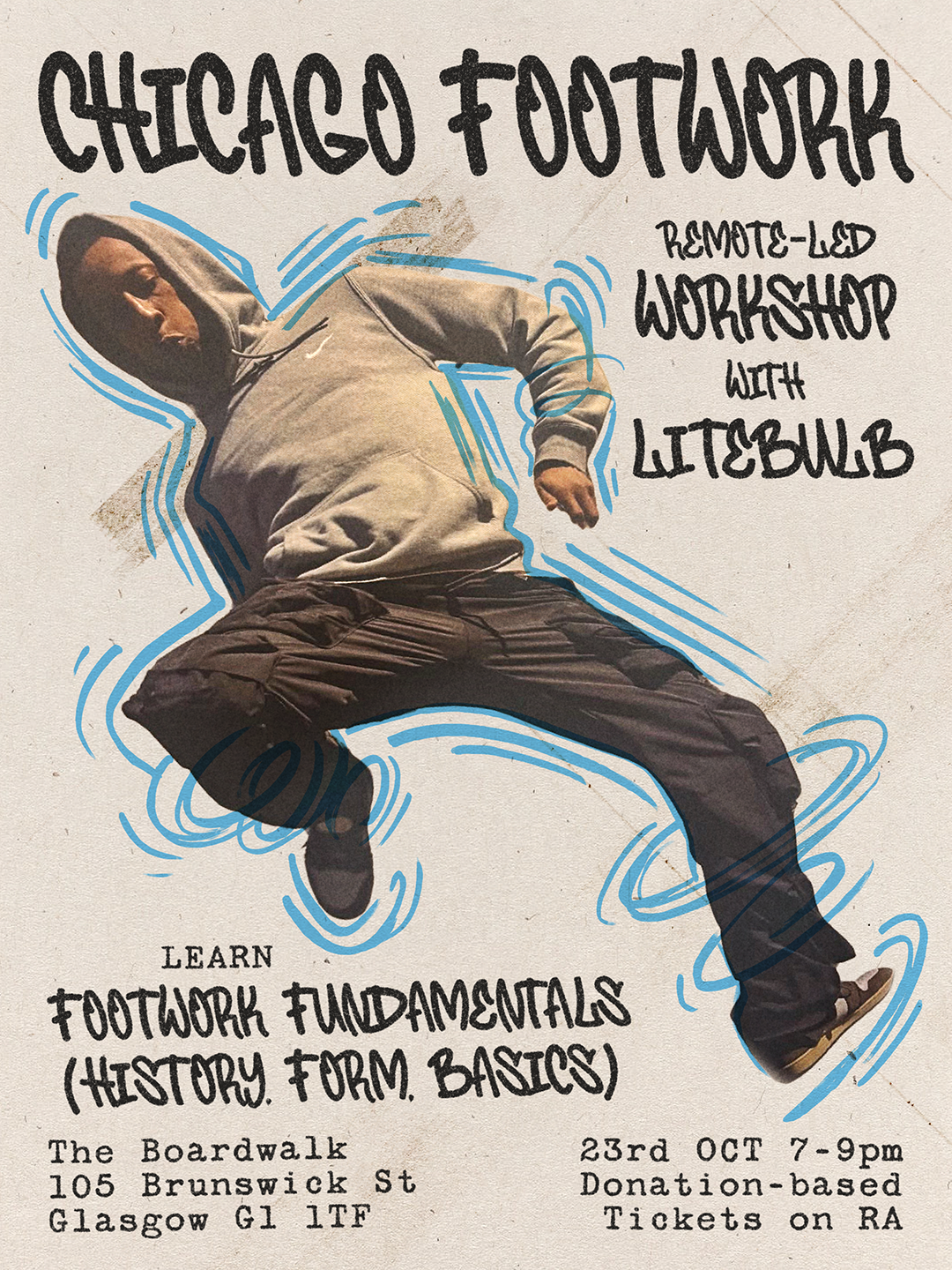 Chicago Footwork Workshop with Litebulb