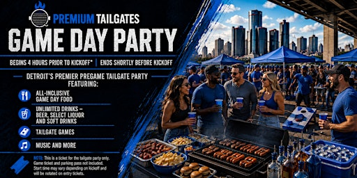 Premium Tailgate Party: Detroit Lions vs. Green Bay Packers