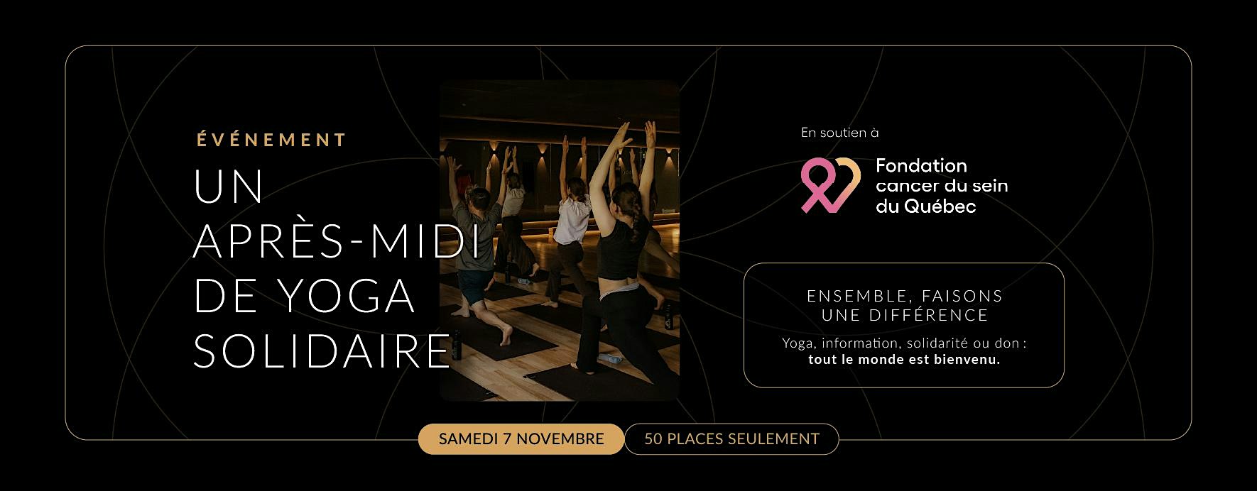 Un après-midi de yoga solidaire