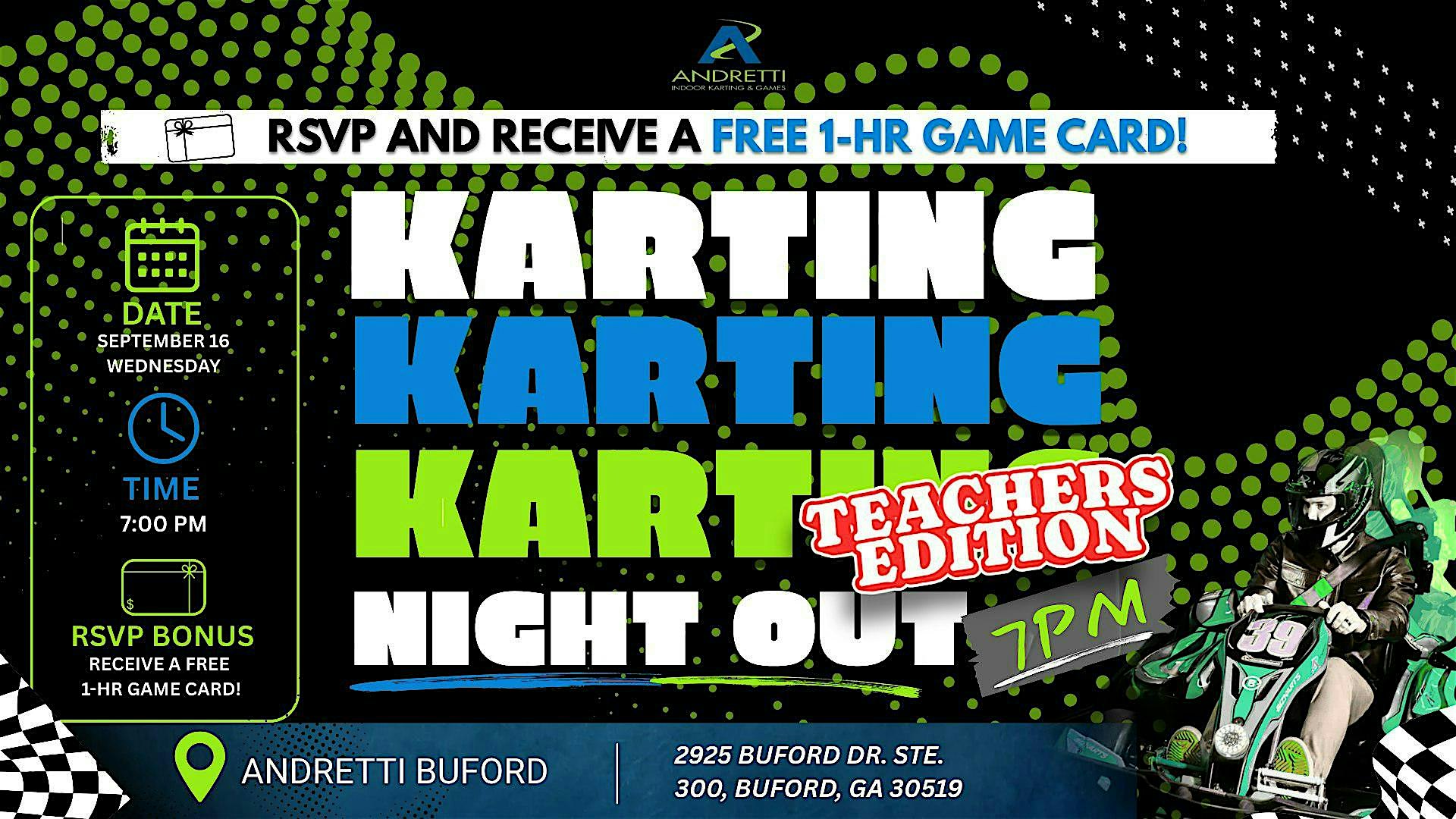 Karting Night Out: Teachers Edition