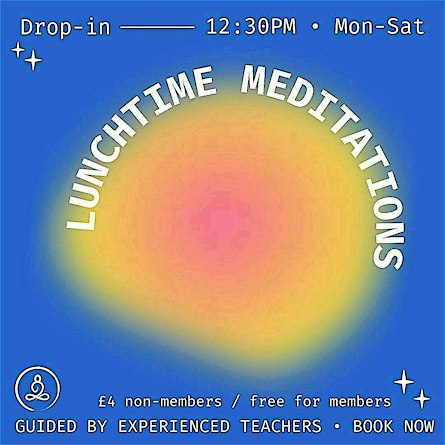 Meditation Class | Wednesdays | 12:30 - 1:00 pm