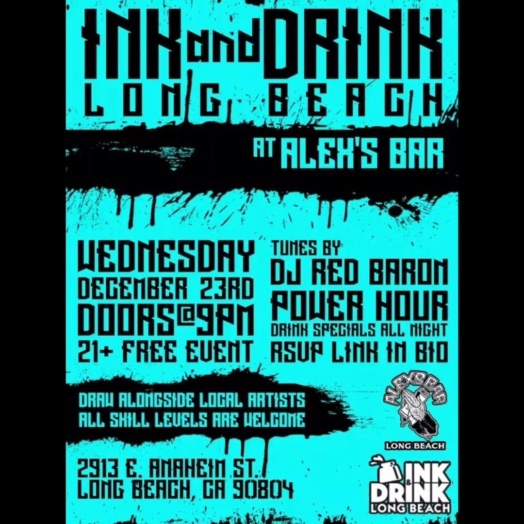 INK AND DRINK with DJ RED BARON