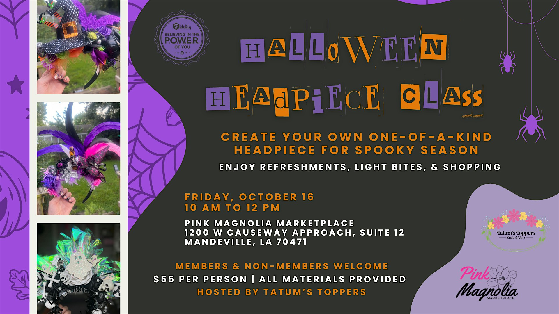 Halloween Headpiece Class