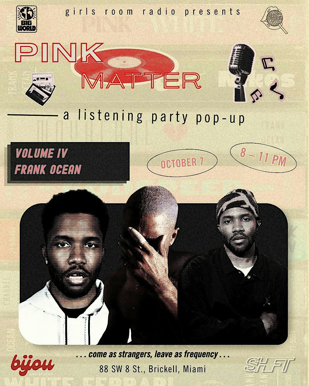 Girls Room Radio Presents: Pink Matter - Volume IV: Frank Ocean