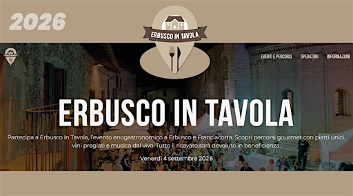 Erbusco in Tavola 2026