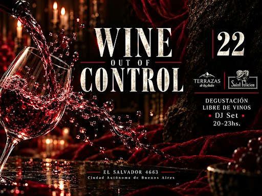 Wine Out of Protocol: Degustación libre de Vinos + DJ Set + Visuales