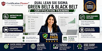 Seattle Dual Lean Six Sigma Green & Black Belt | Ops Excellence