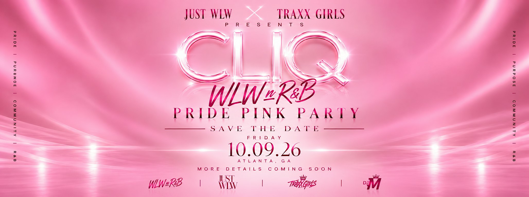 CLIQ × WLW n R&B: 2nd Annual R&B Pride Pink Party