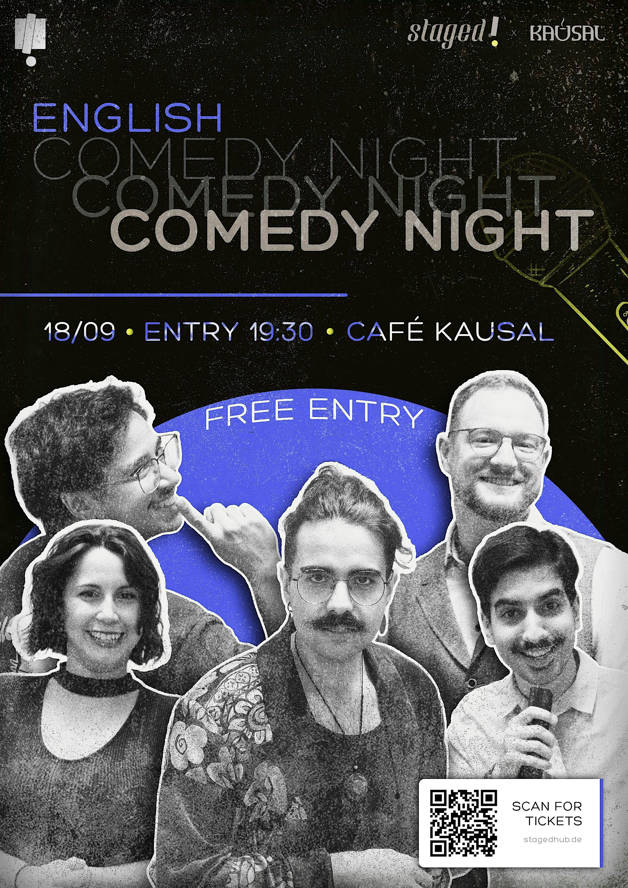 English Comedy Night - STAGED!