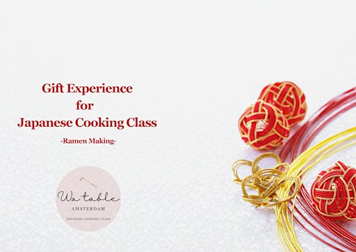 Gift Experience of Ramen Making-Japanese Cooking Class