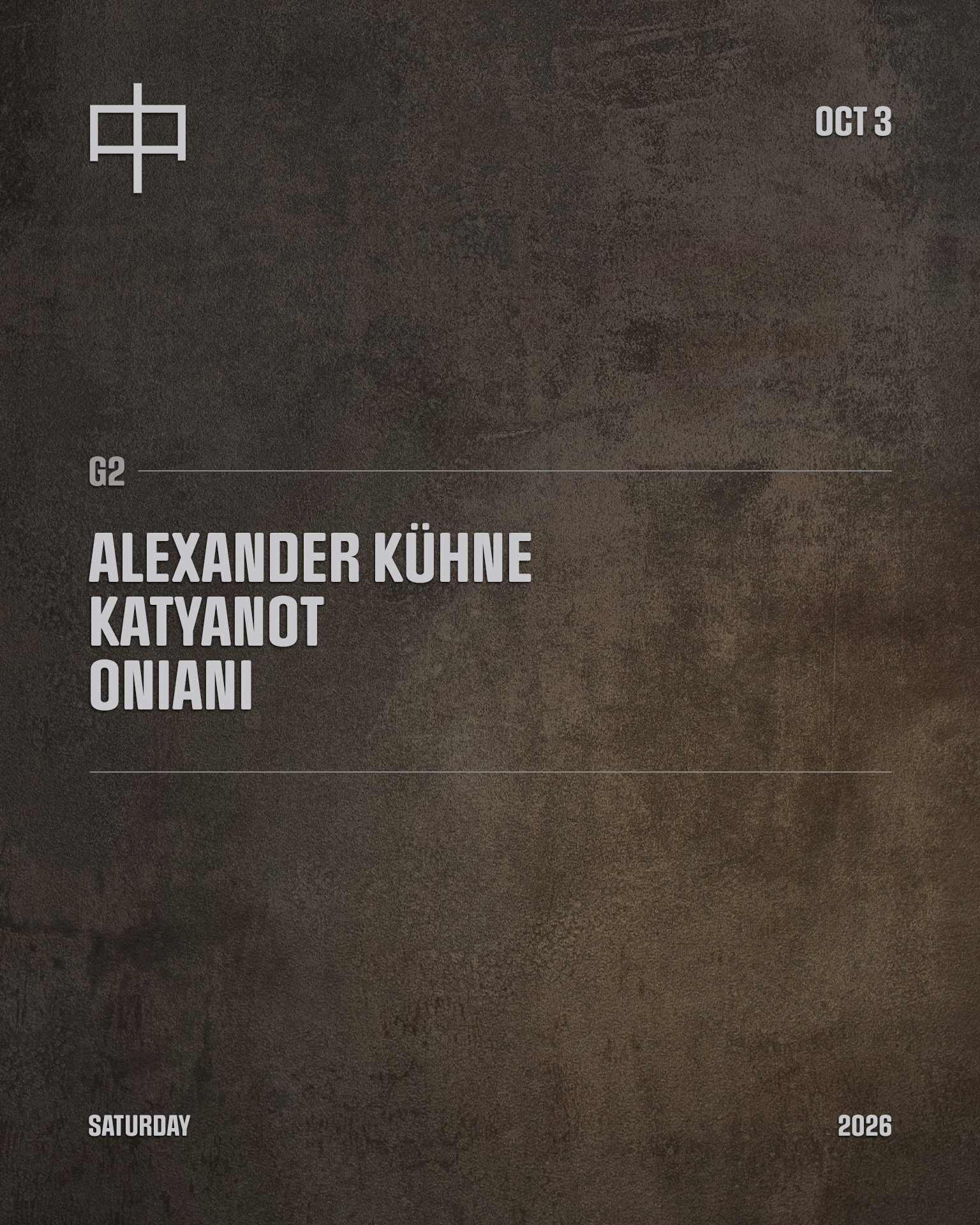 G2: Alexander Kúhne, Katyanot, Oniani