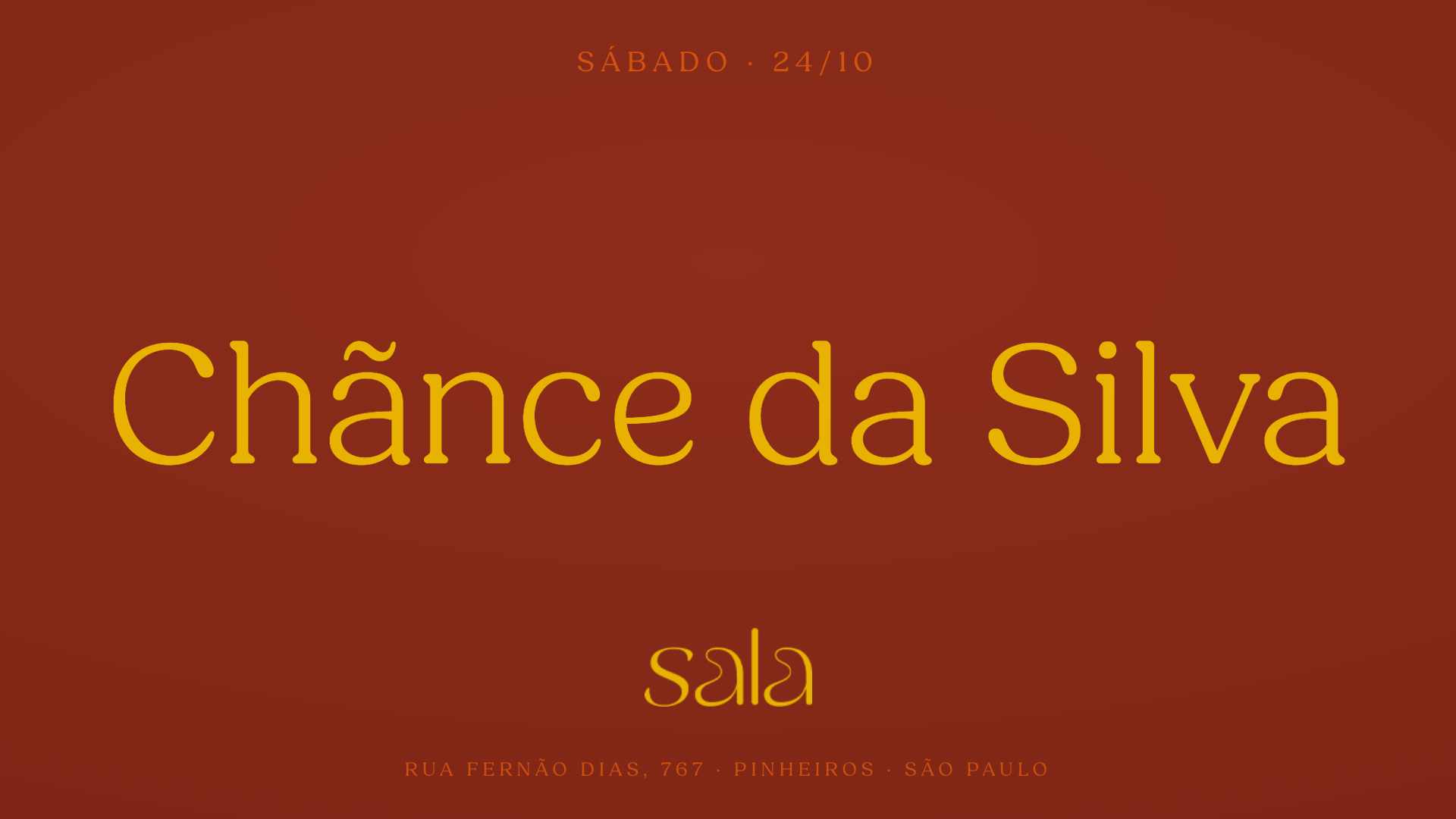Sala recebe Chãnce da Silva