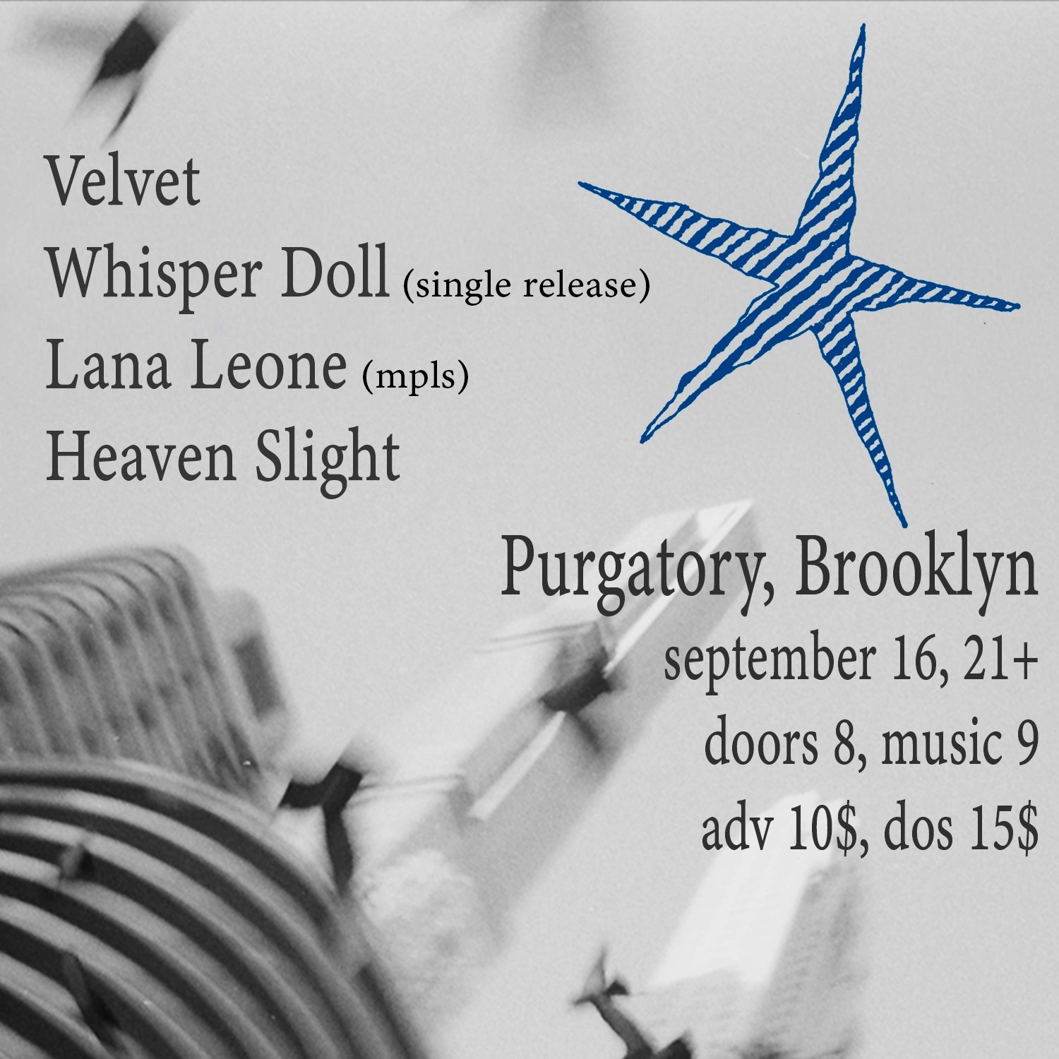 Velvet, Whisper Doll, Lana Leone, and Heaven Slight