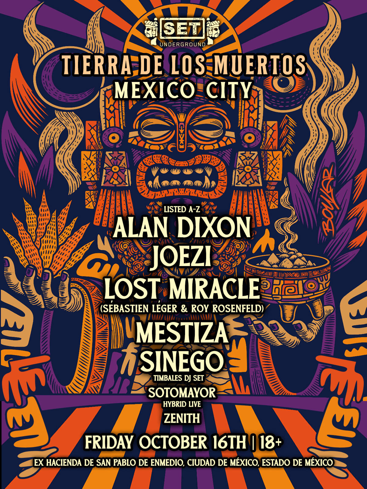 MËSTIZA, Lost Miracle - Tierra de los Muertos, Mexico City - ALLMusicParties