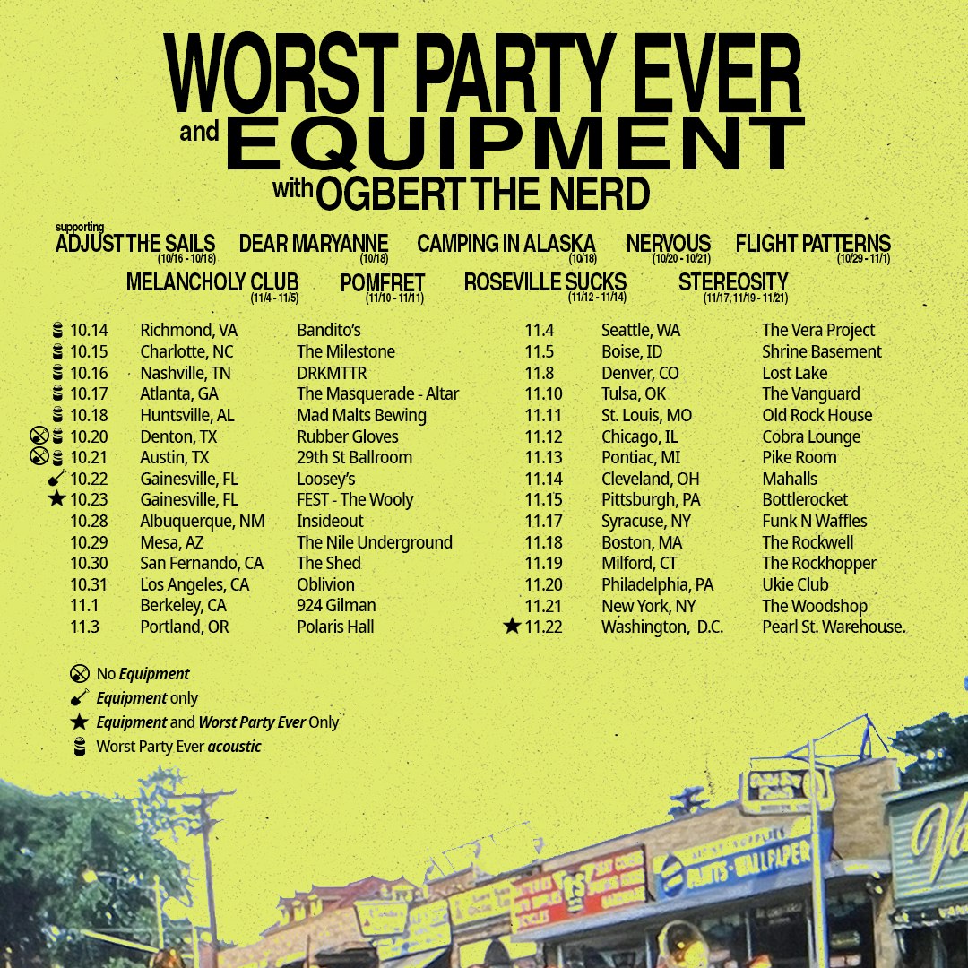 Worst Party Ever x Equipment