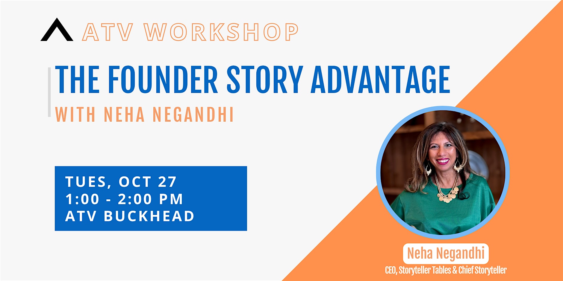 ATV Workshop: The Founder Story Advantage